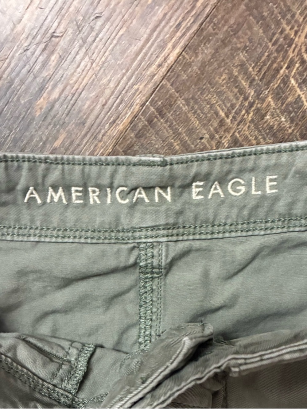 American Eagle Outfitters Olive Green Utility Skirt - Picture 3 of 6